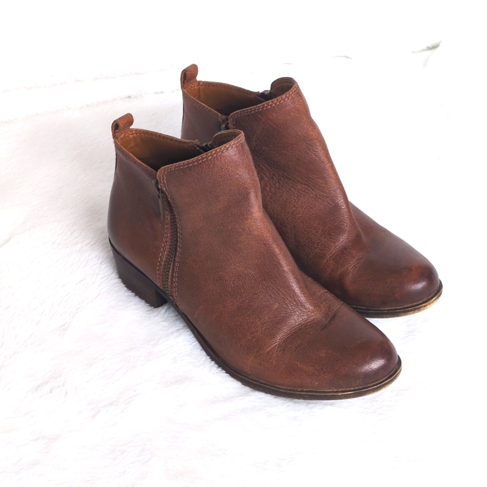 Lucky Brand Basel Flat Booties Size 8